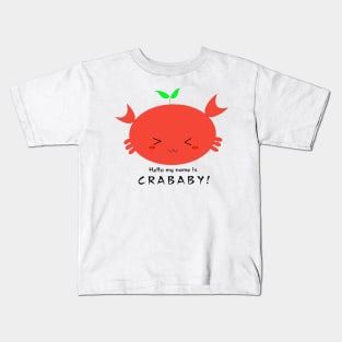 Cute crab baby Kids T-Shirt